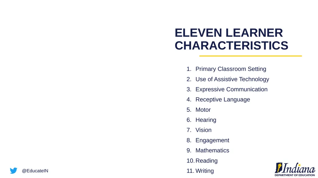 The Learner Characteristics Inventory Stephanie - slide 5 of 20