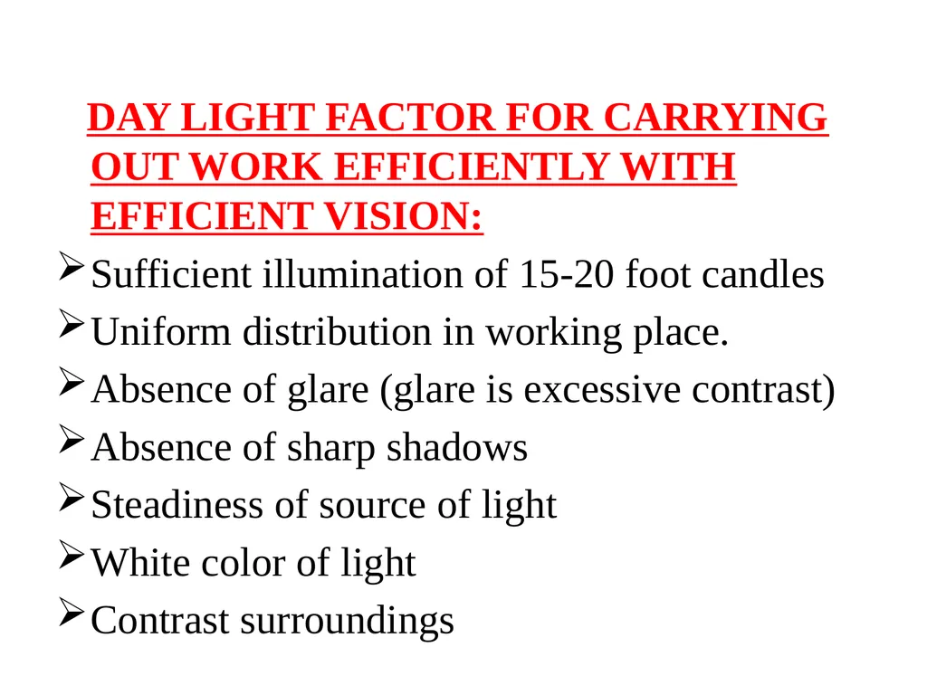 PHYSICAL ENVIRONMENT LIGHT, VENTILATION AND - slide 8 of 149