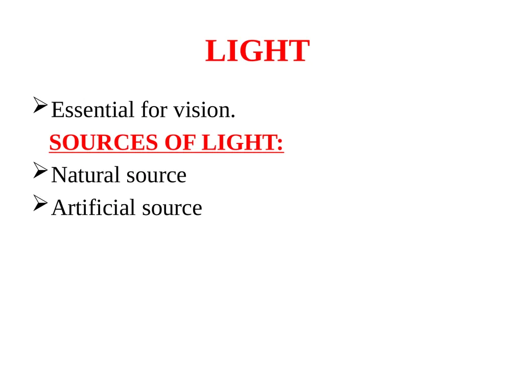 PHYSICAL ENVIRONMENT LIGHT, VENTILATION AND - slide 4 of 149