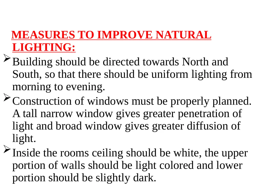 PHYSICAL ENVIRONMENT LIGHT, VENTILATION AND - slide 13 of 149