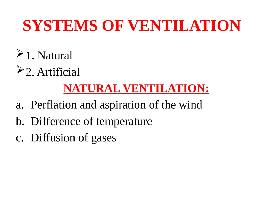 PHYSICAL ENVIRONMENT LIGHT, VENTILATION AND - slide 27 of 149