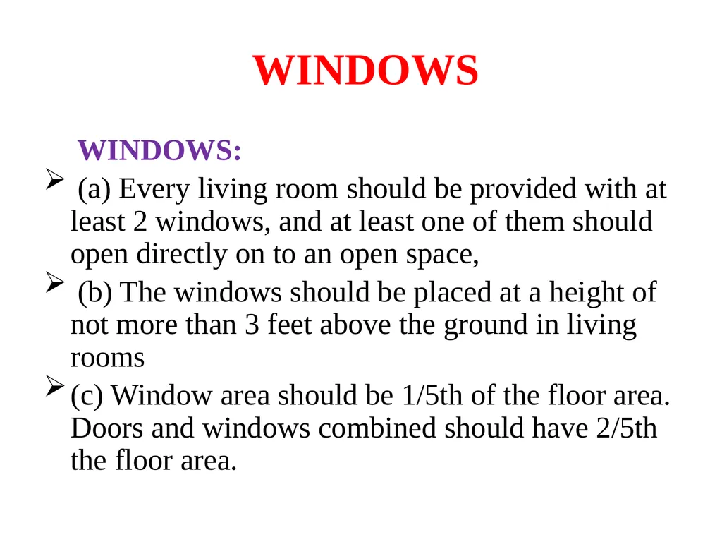 PHYSICAL ENVIRONMENT LIGHT, VENTILATION AND - slide 123 of 149