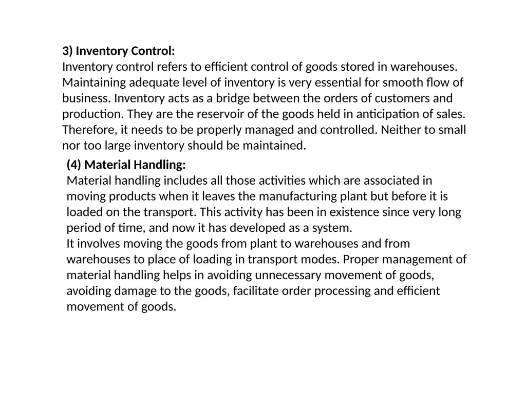 Physical Distribution Philip Kotler has defined - slide 7 of 8