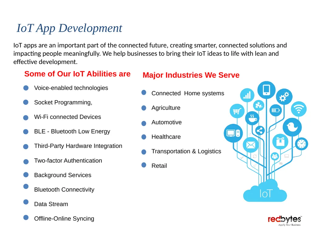 Click to add Text IoT App Portfolio 7 6 5 - slide 6 of 11