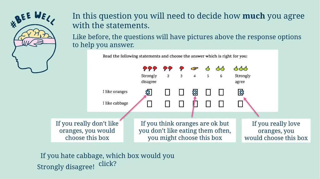 Introducing the #BeeWell Survey This is a project - slide 9 of 14