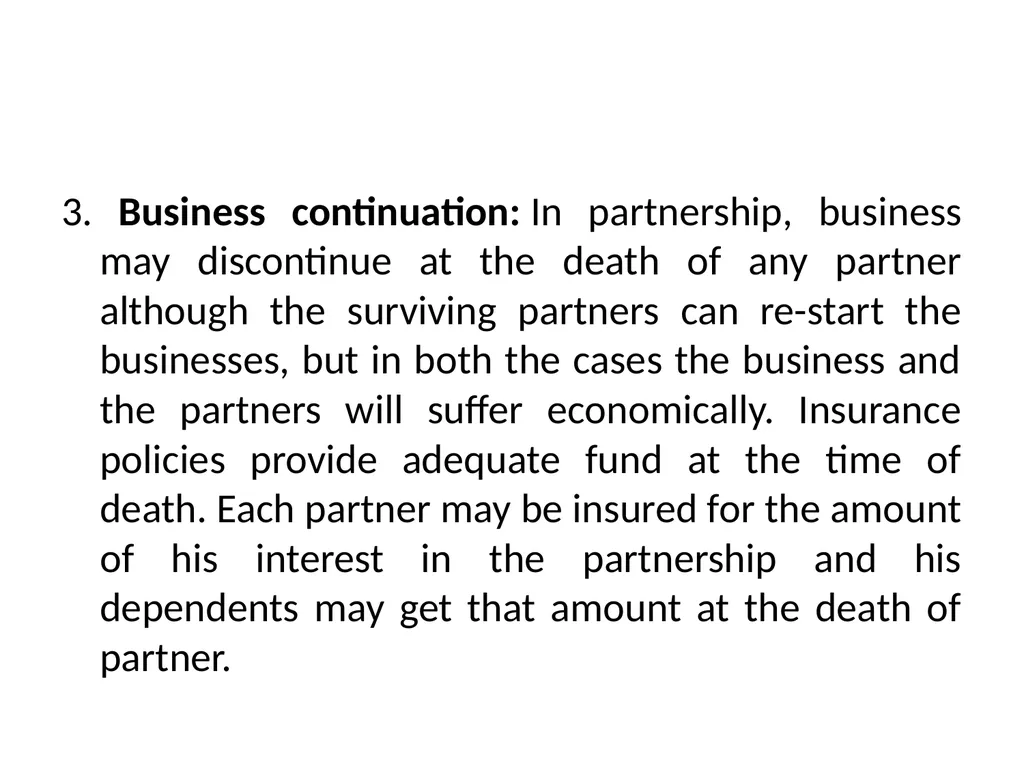 Role and Importance of Insurance A. For - slide 10 of 13