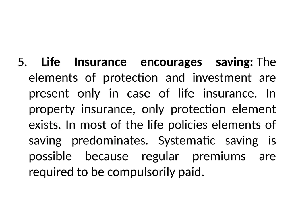 Role and Importance of Insurance A. For - slide 6 of 13