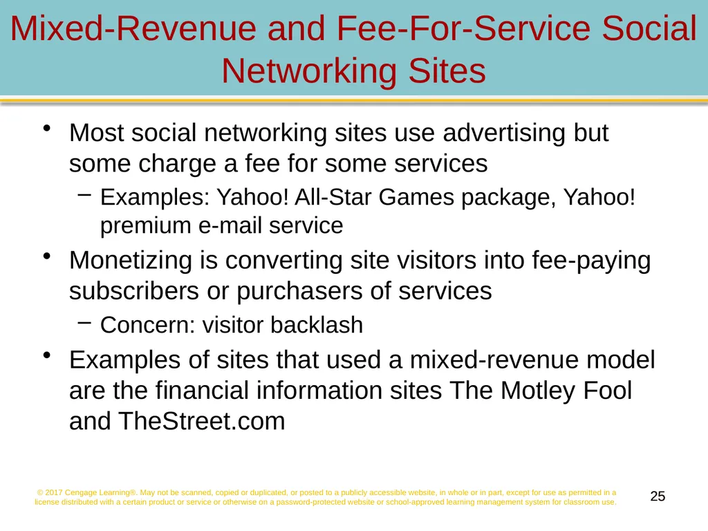 Social Networking, Mobile Commerce, and Online - slide 25 of 58