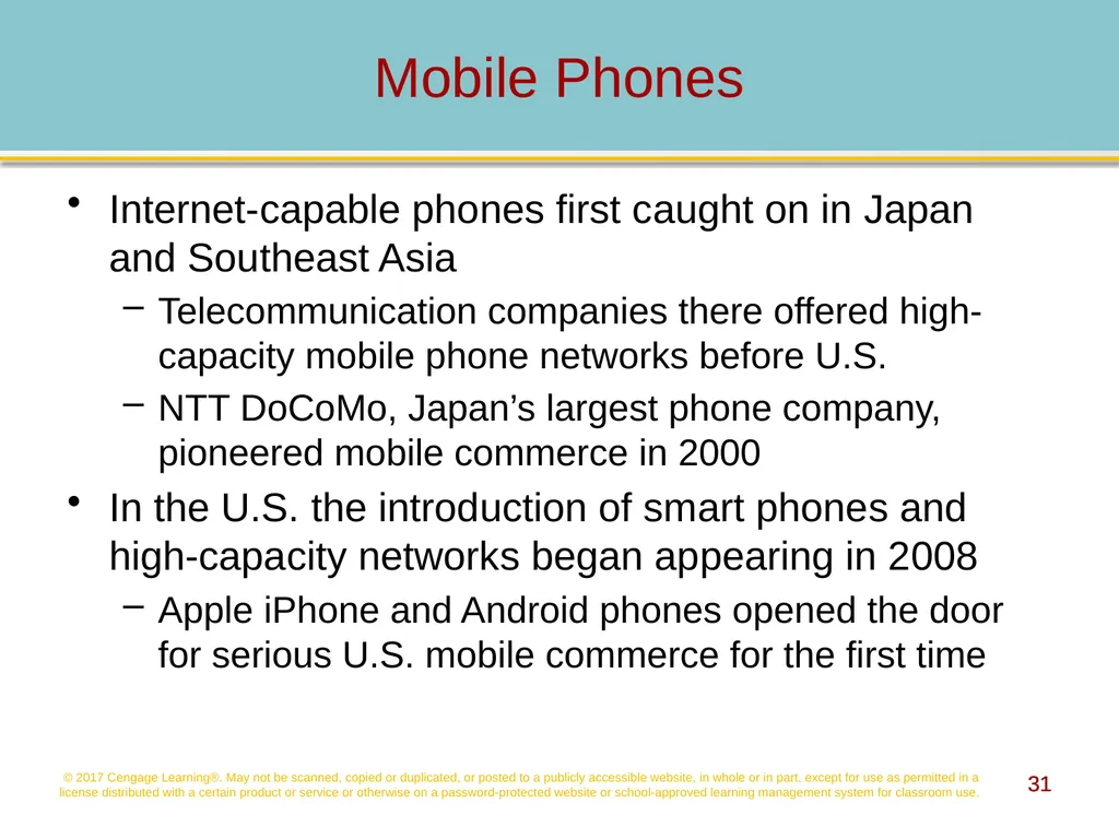 Social Networking, Mobile Commerce, and Online - slide 31 of 58