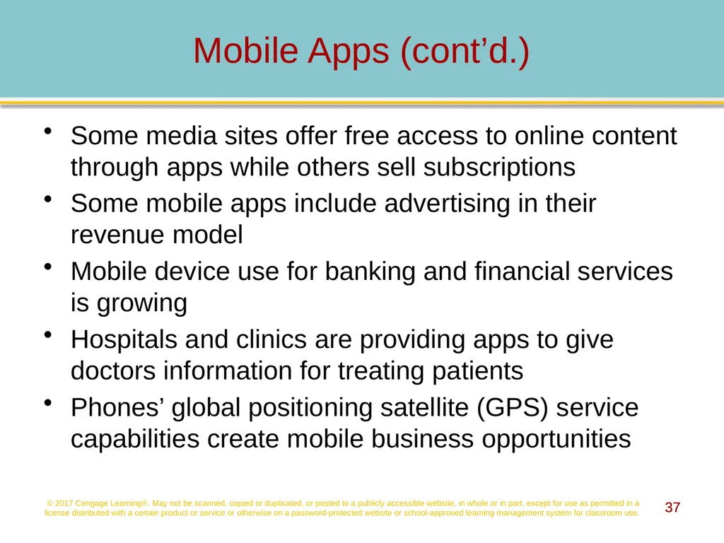 Social Networking, Mobile Commerce, and Online - slide 37 of 58