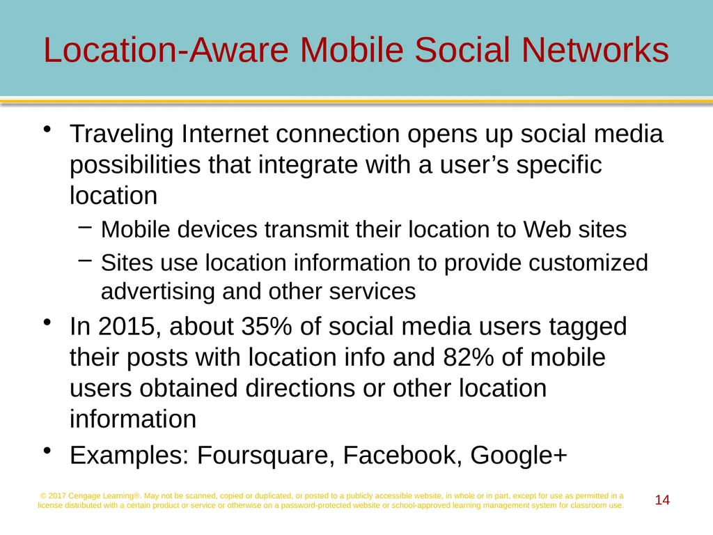 Social Networking, Mobile Commerce, and Online - slide 14 of 58