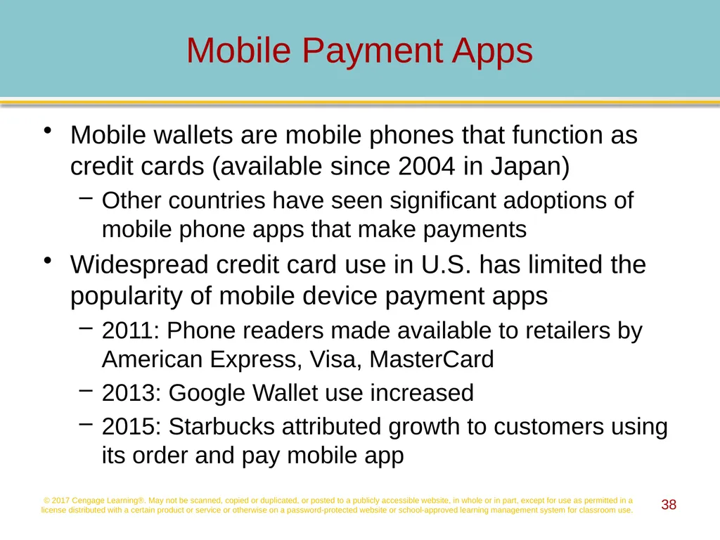 Social Networking, Mobile Commerce, and Online - slide 38 of 58