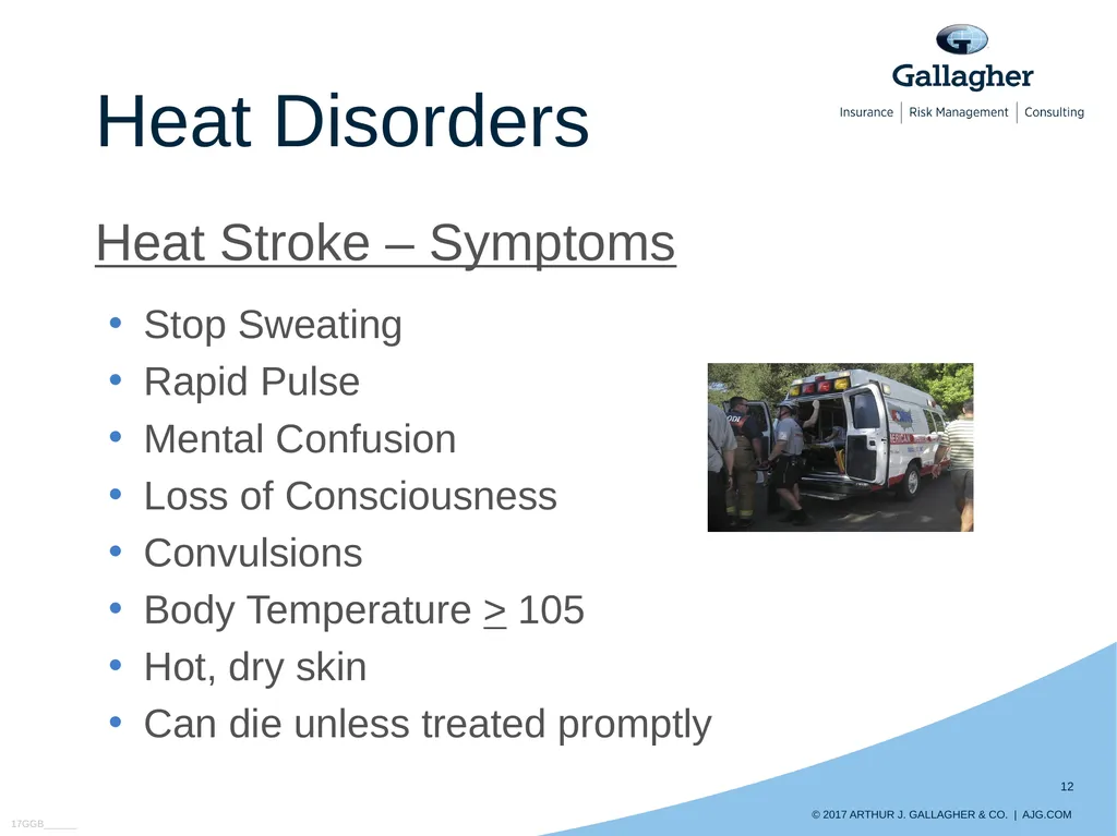 Preventing Heat Illnesses HEAT STRESS Contributing - slide 12 of 15
