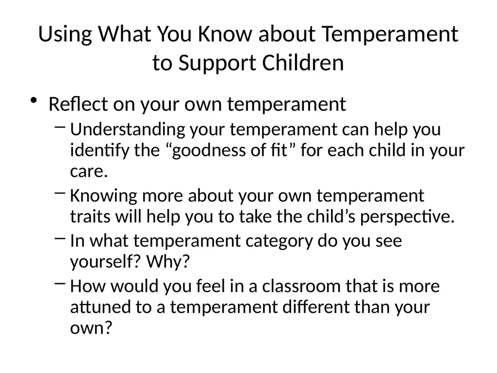 WWB #23 Training Kit Understanding Temperament in - slide 6 of 11