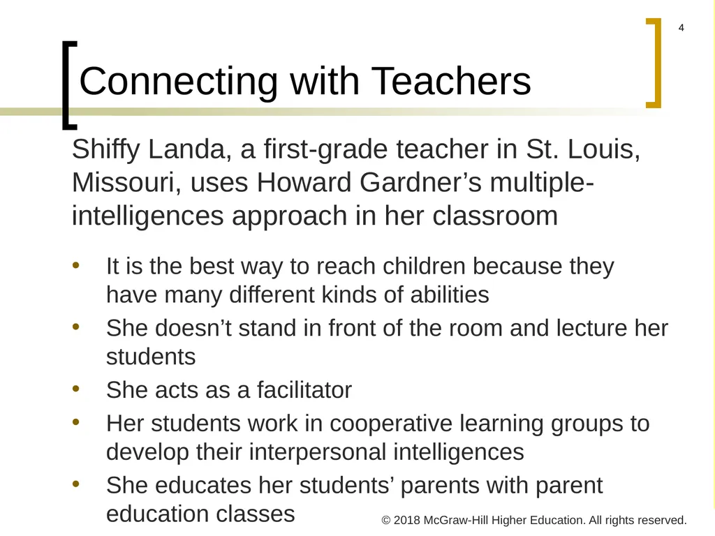 CHAPTER 4 Individual Variations © 2018 McGraw-Hill - slide 4 of 40