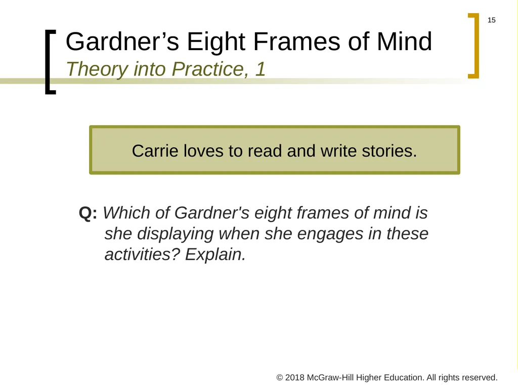 CHAPTER 4 Individual Variations © 2018 McGraw-Hill - slide 15 of 40