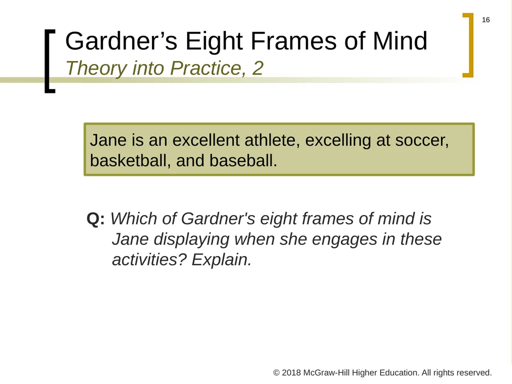 CHAPTER 4 Individual Variations © 2018 McGraw-Hill - slide 16 of 40
