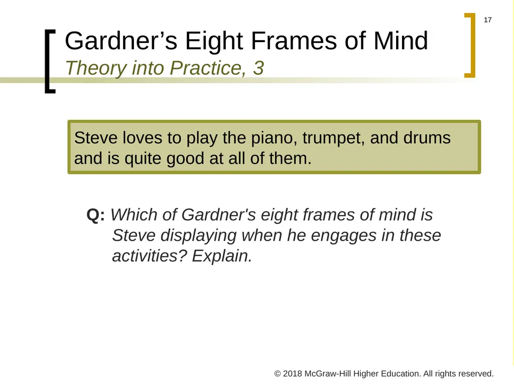 CHAPTER 4 Individual Variations © 2018 McGraw-Hill - slide 17 of 40