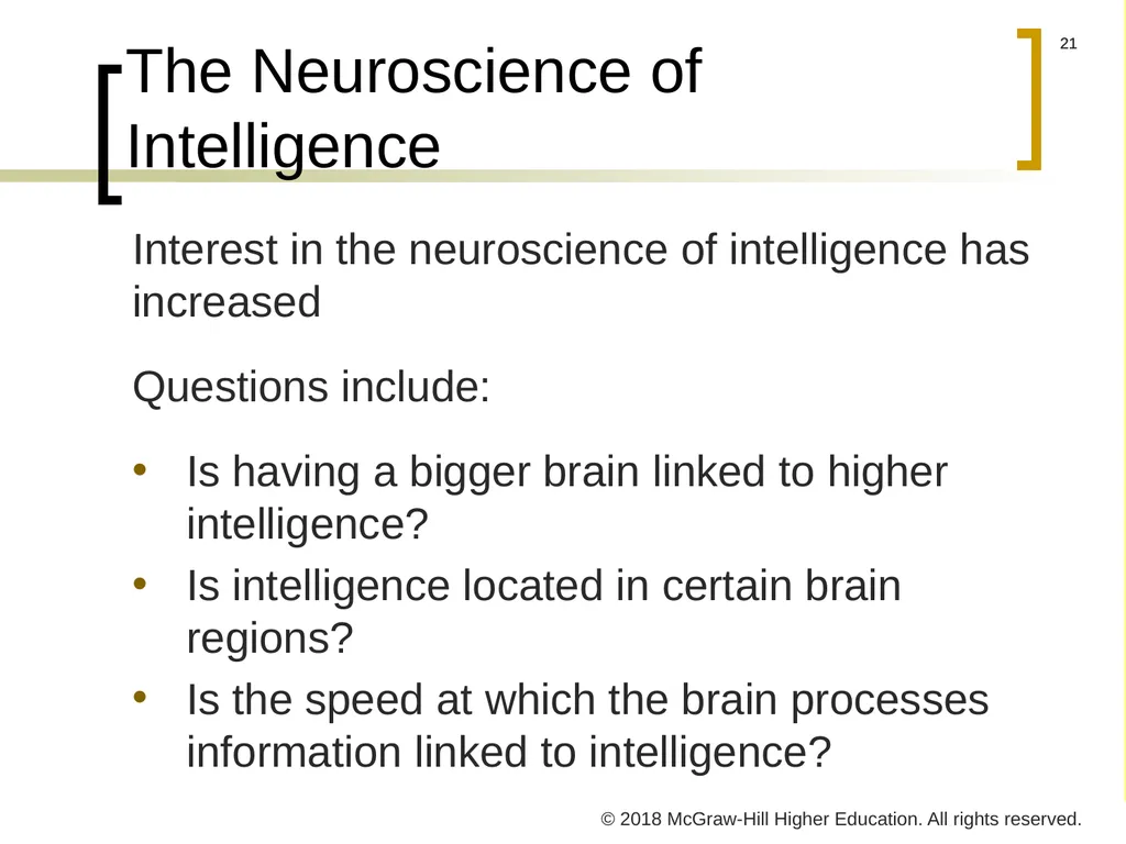 CHAPTER 4 Individual Variations © 2018 McGraw-Hill - slide 21 of 40