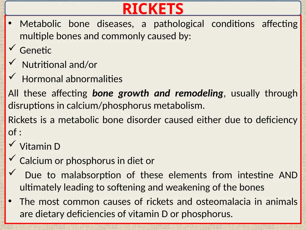 RICKETS VCM-609 Dr. Anil Kumar PG(Medicine) Dept. - slide 2 of 16