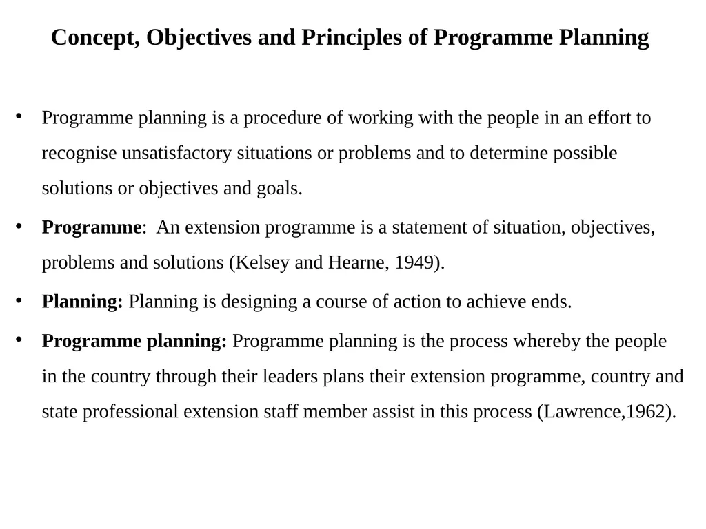 AHE 605 (ANIMAL HUSBANDRY PROGRAMME PLANNING AND - slide 3 of 8