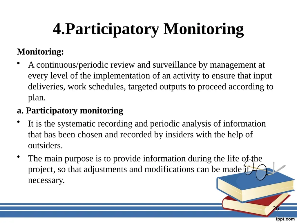 Participatory management for optimizing - slide 26 of 50