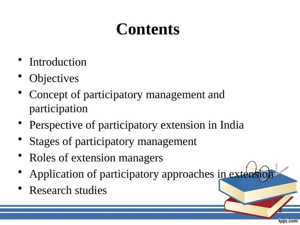 Participatory management for optimizing - slide 2 of 50