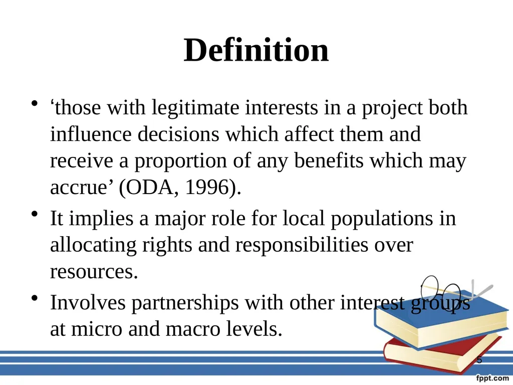 Participatory management for optimizing - slide 5 of 50