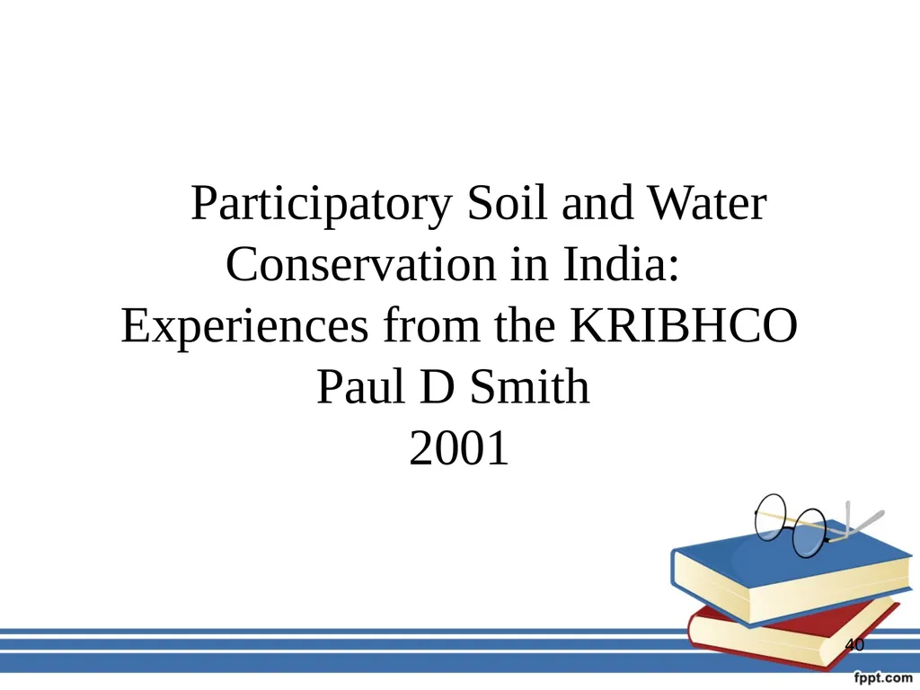 Participatory management for optimizing - slide 40 of 50