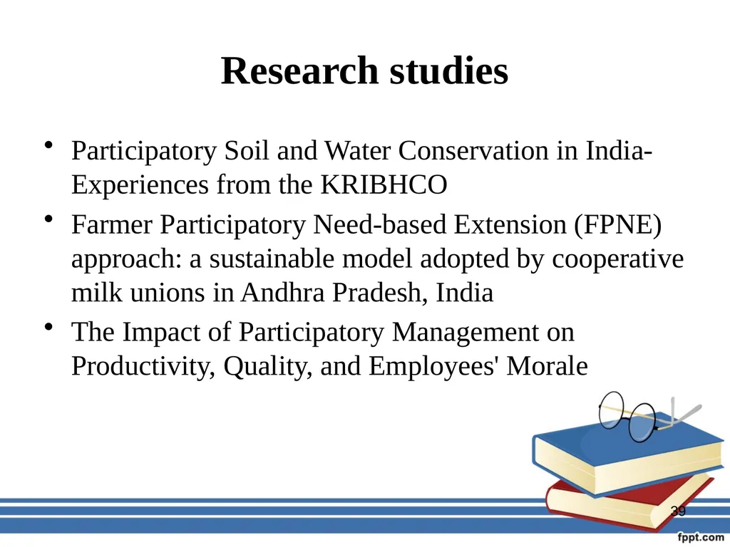 Participatory management for optimizing - slide 39 of 50