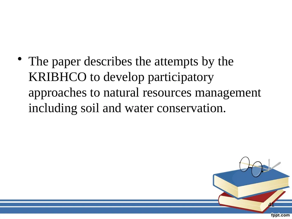 Participatory management for optimizing - slide 41 of 50