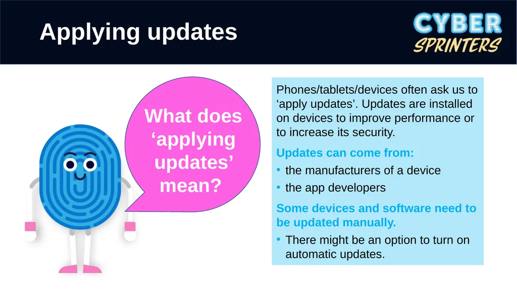Lesson 2: Protecting your devices Ground rules We - slide 13 of 20