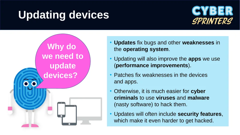 Lesson 2: Protecting your devices Ground rules We - slide 14 of 20