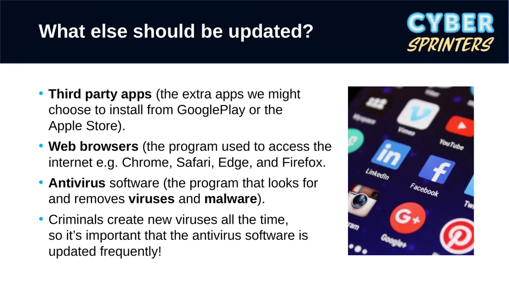 Lesson 2: Protecting your devices Ground rules We - slide 15 of 20