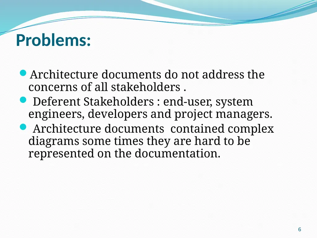 4+1 View Model of Software Architecture Presented - slide 6 of 28