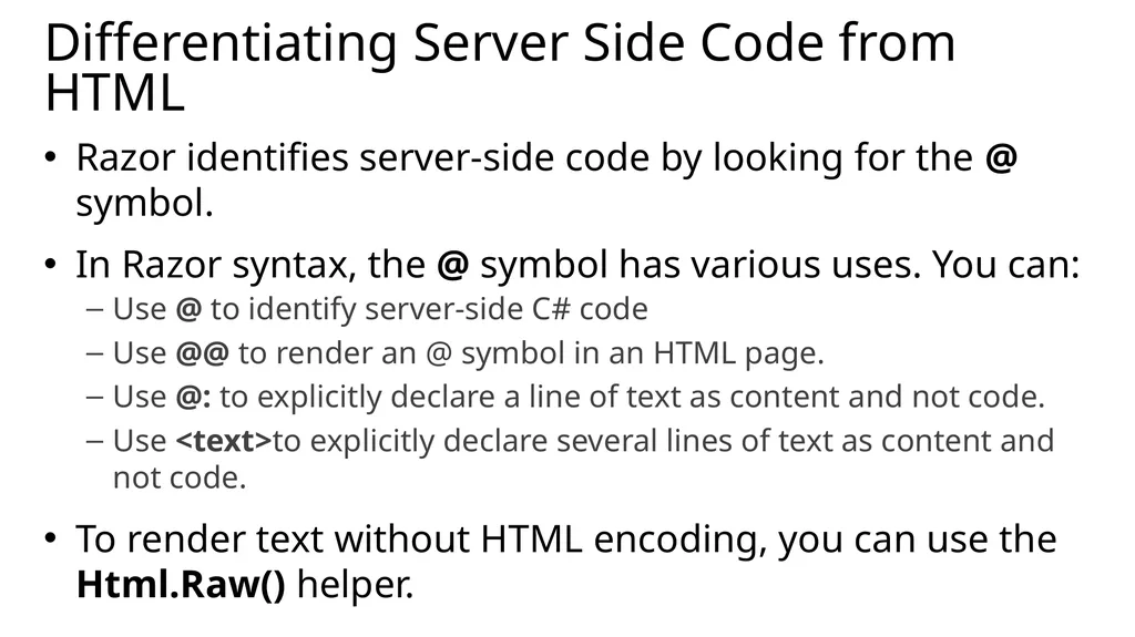 04 | Developing ASP.NET MVC 4 Views Jon Galloway | - slide 8 of 20