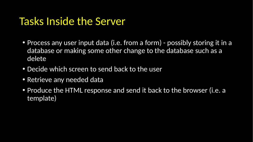 Model View Controller (MVC) Charles Severance - slide 7 of 11