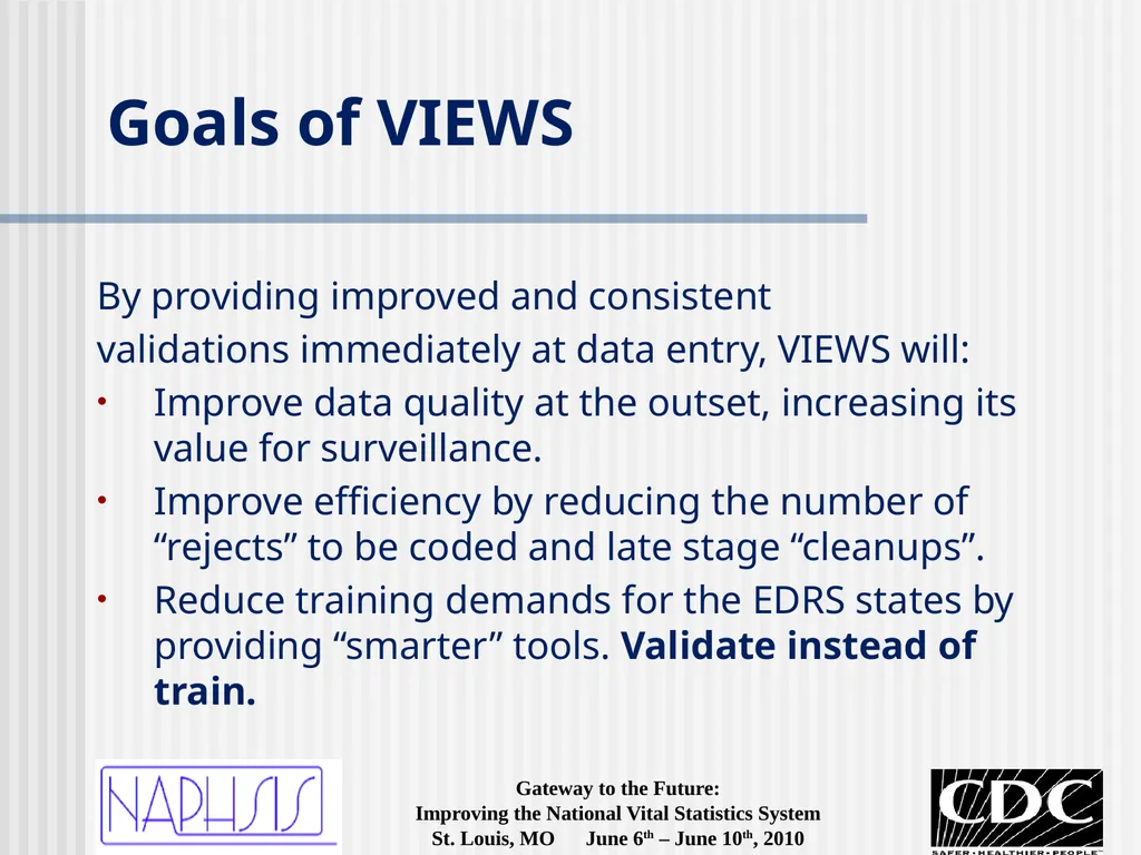 VIEWS Immediate Validations for Mortality Data - slide 3 of 25