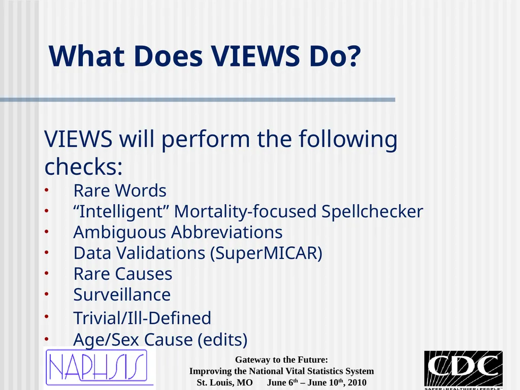 VIEWS Immediate Validations for Mortality Data - slide 6 of 25