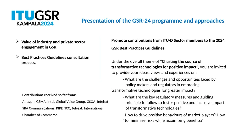 Industry Advisory Group on Development Issues and - slide 6 of 8