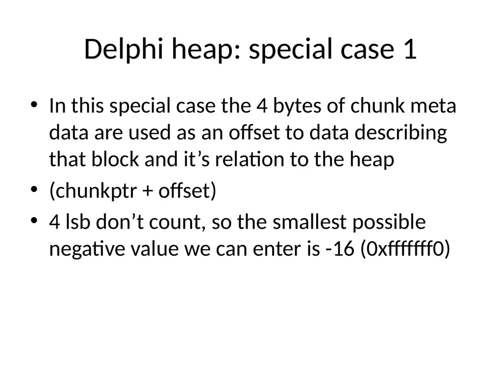 Exploiting delphi/Object pascal Ilja van Sprundel - slide 18 of 52