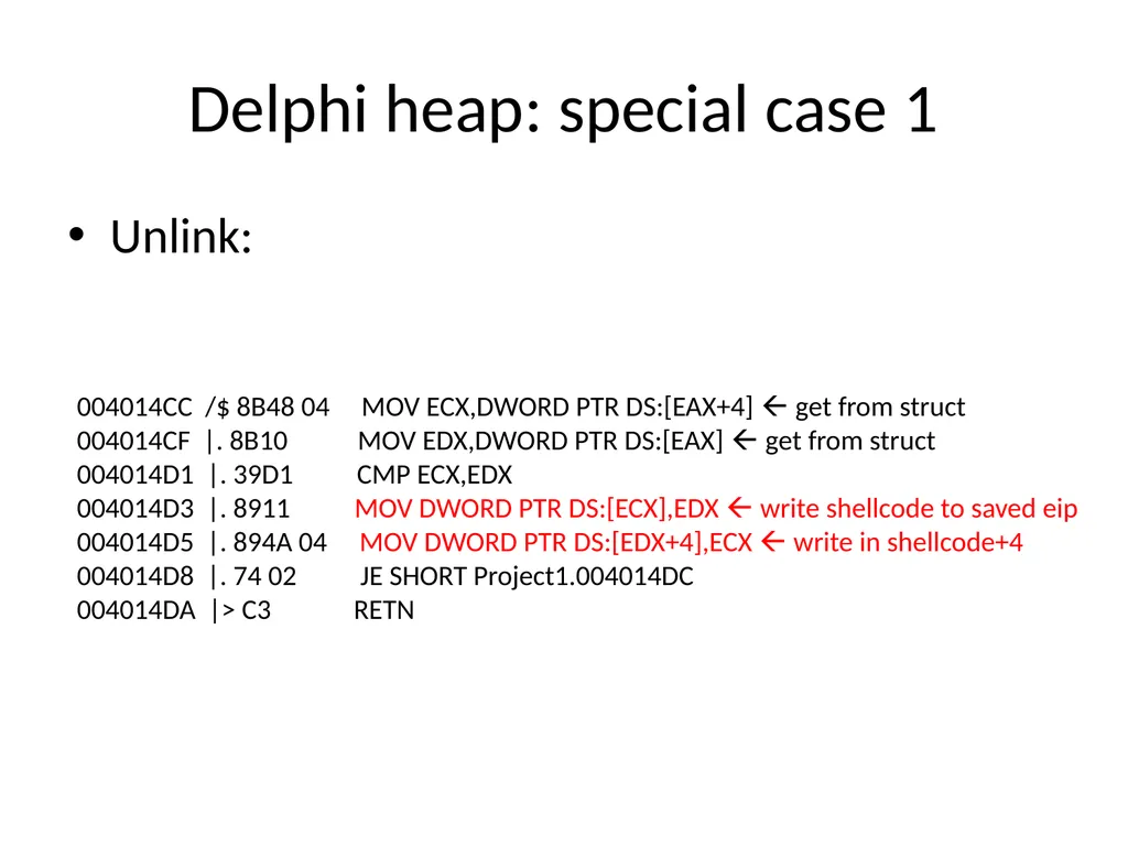 Exploiting delphi/Object pascal Ilja van Sprundel - slide 21 of 52