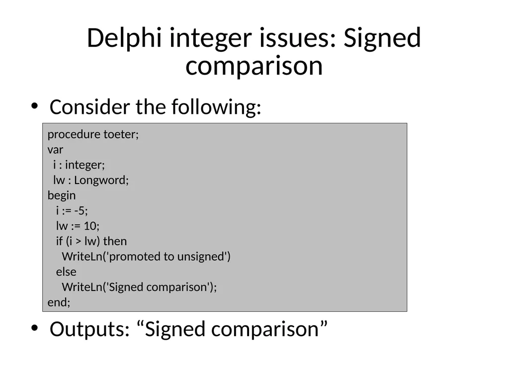 Exploiting delphi/Object pascal Ilja van Sprundel - slide 31 of 52