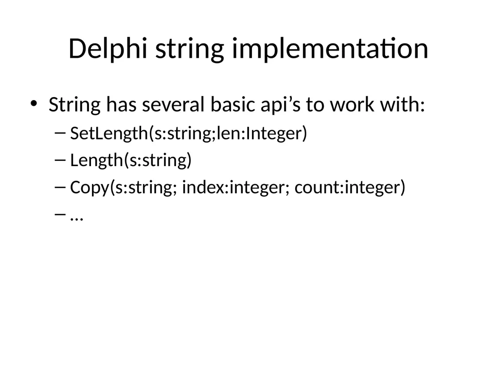 Exploiting delphi/Object pascal Ilja van Sprundel - slide 34 of 52