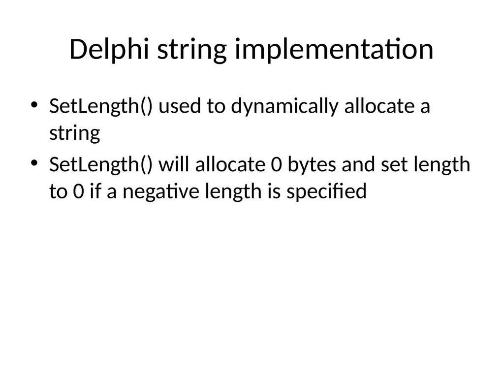 Exploiting delphi/Object pascal Ilja van Sprundel - slide 35 of 52
