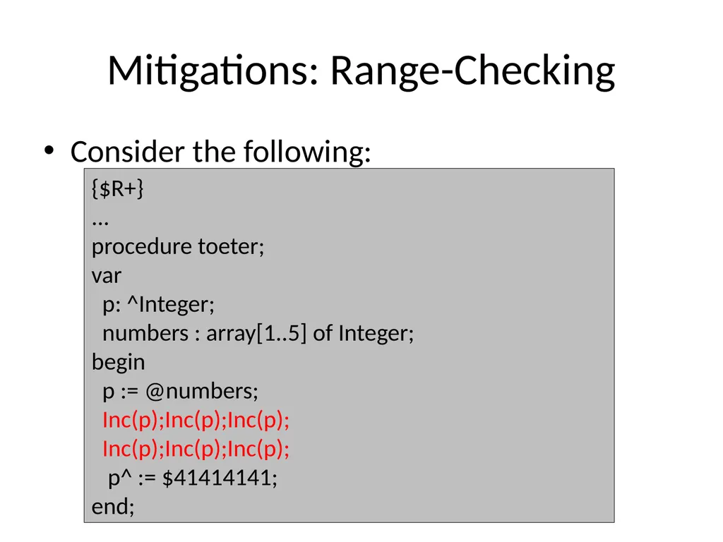 Exploiting delphi/Object pascal Ilja van Sprundel - slide 48 of 52