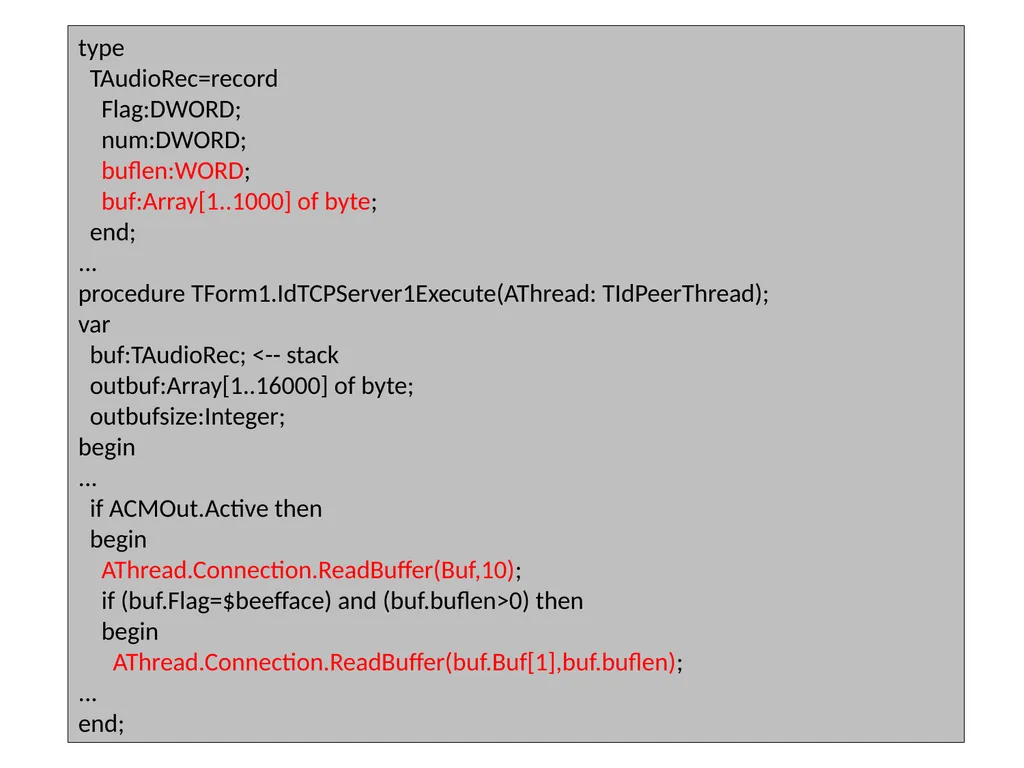 Exploiting delphi/Object pascal Ilja van Sprundel - slide 39 of 52