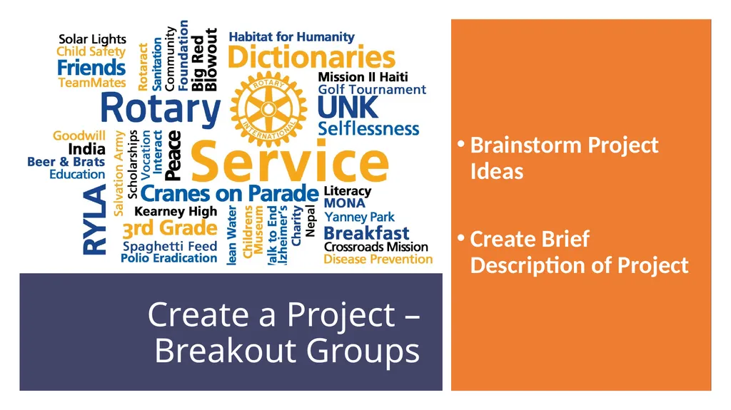 Creating Service Projects RLI - Part 1 Goals: “The - slide 6 of 9