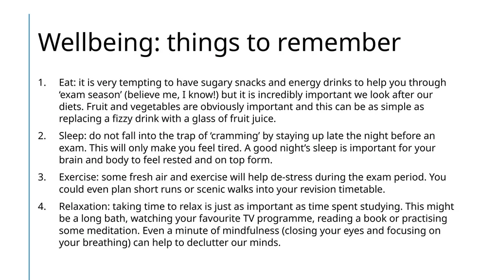 Creating a Revision Timetable What does an - slide 10 of 10