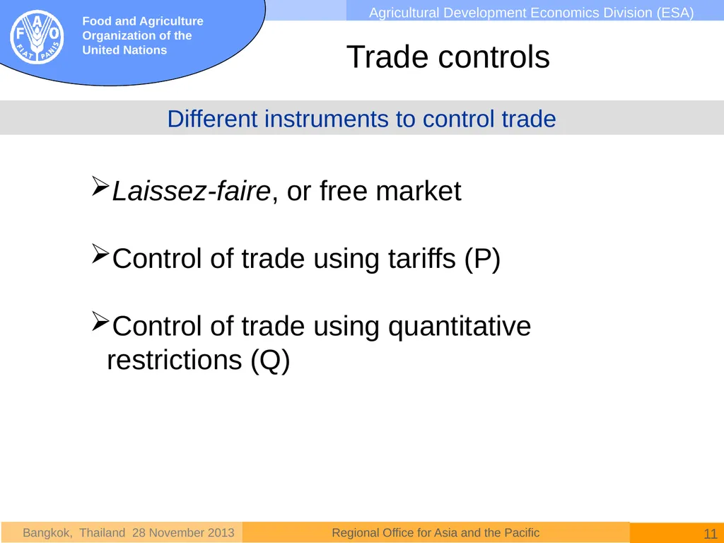 National rice policies in Asia David Dawe - slide 11 of 15